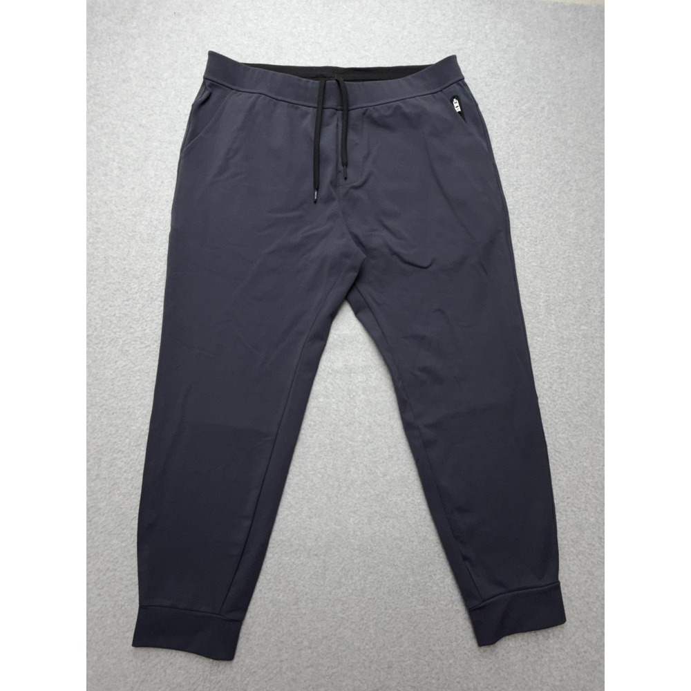 Public Rec Gameday Joggers Pants Mens 38x30 Stone Grey Stretch Zip Pockets